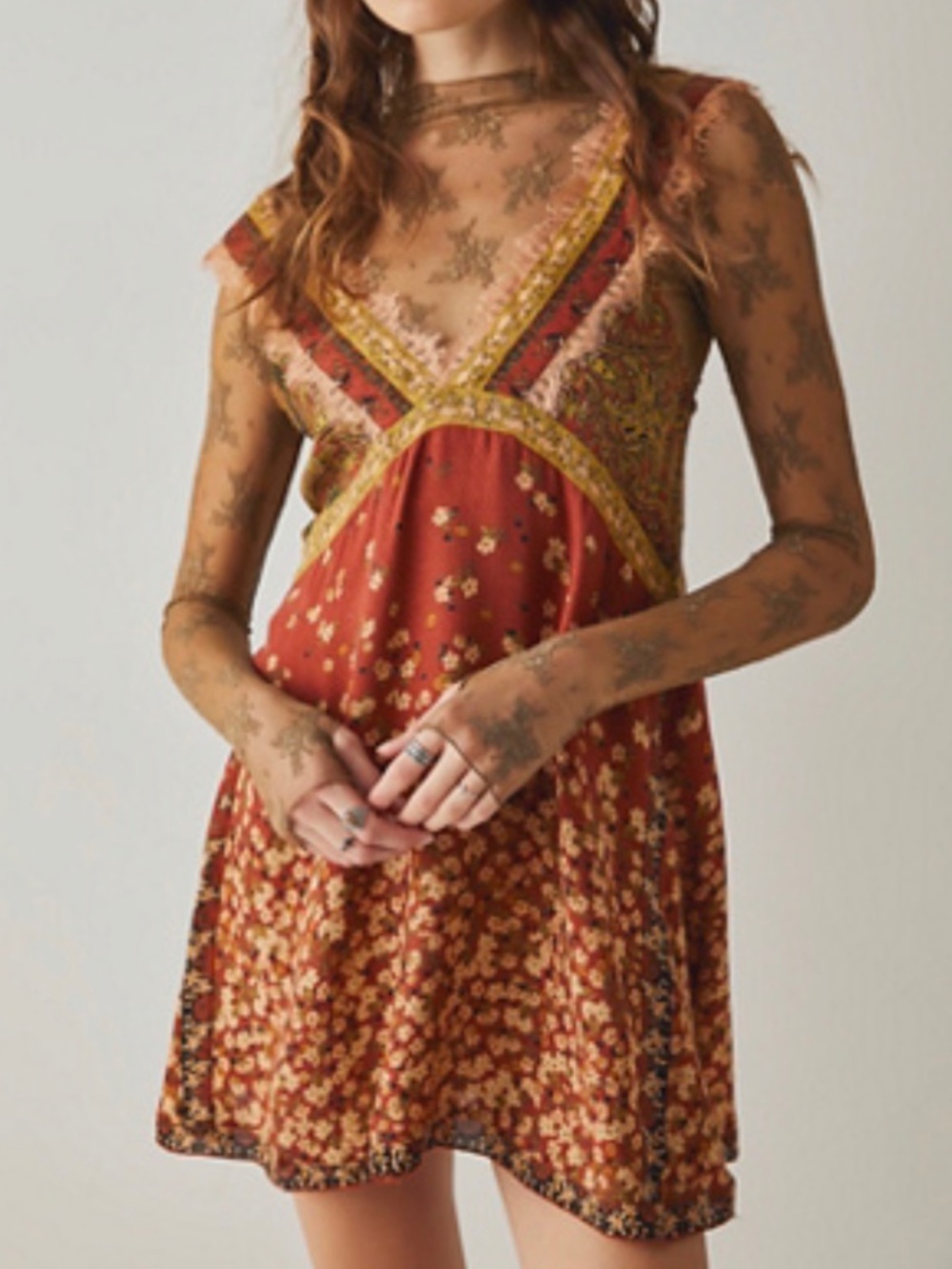 Free People  East Willow Trapeze Slip